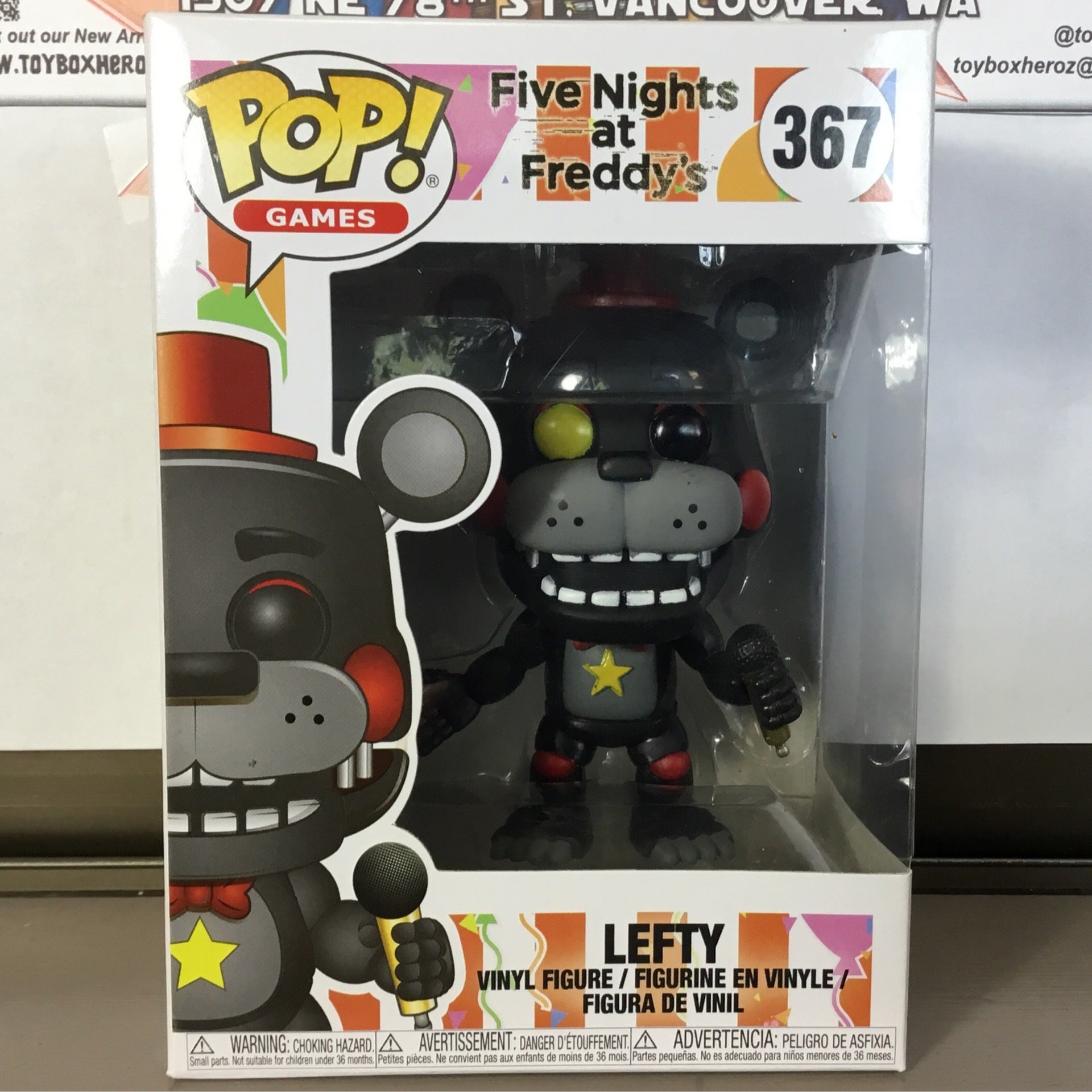 Figurine Pop Five Nights at Freddy's #367 pas cher : Lefty