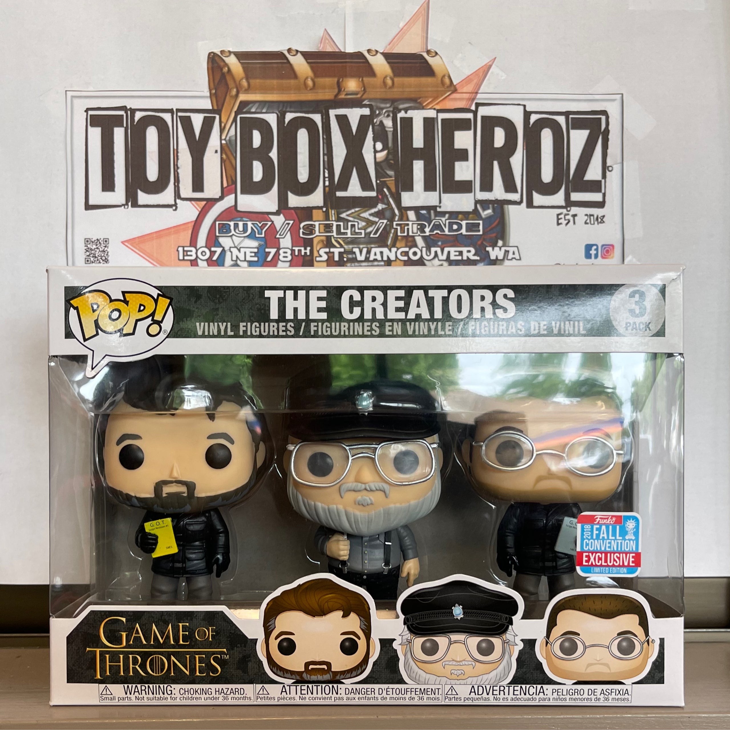 Funko pop the creator's game of deals thrones