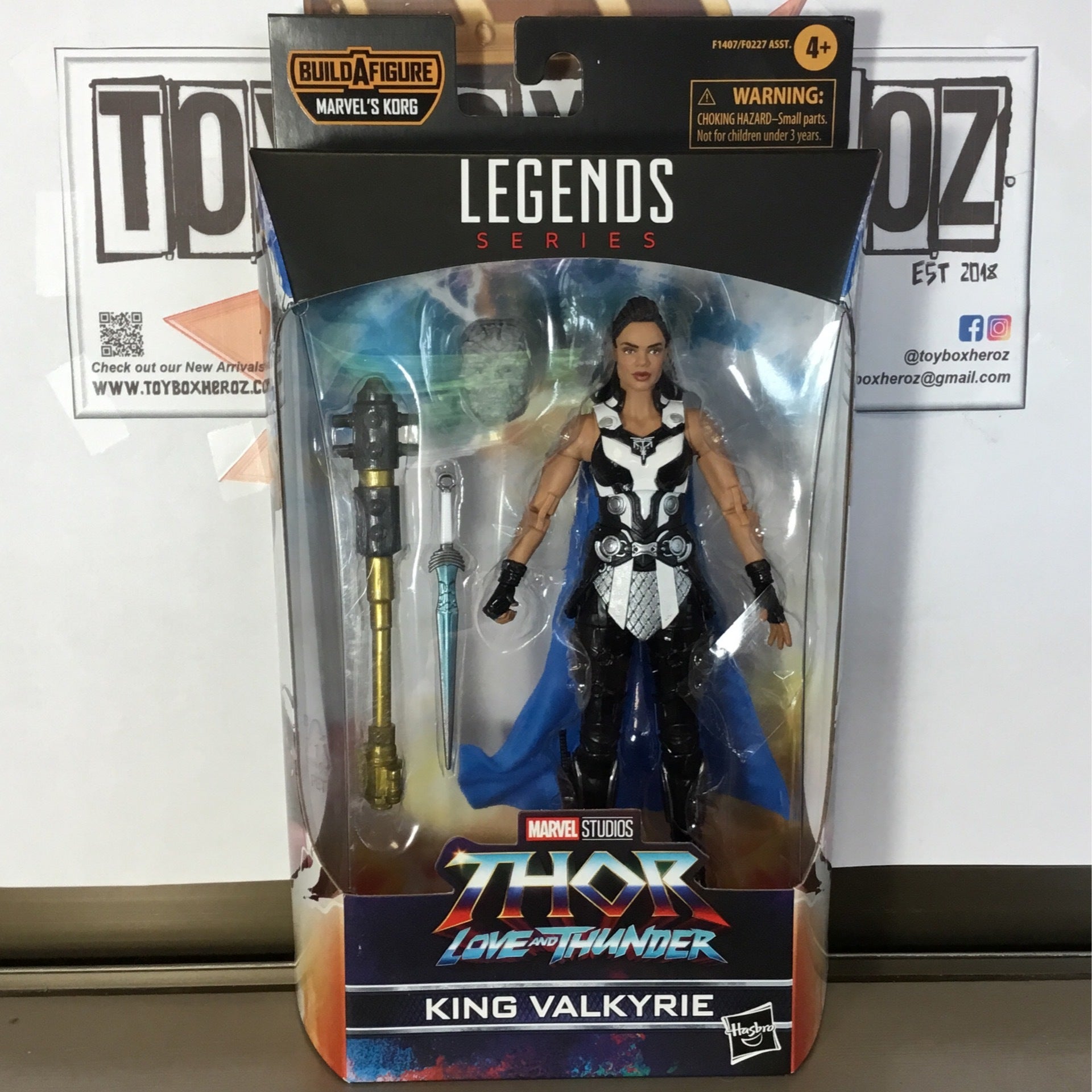 Hasbro Marvel Legends Series Thor: Love and Thunder King Valkyrie  Build-A-Figure 6-in Action Figure