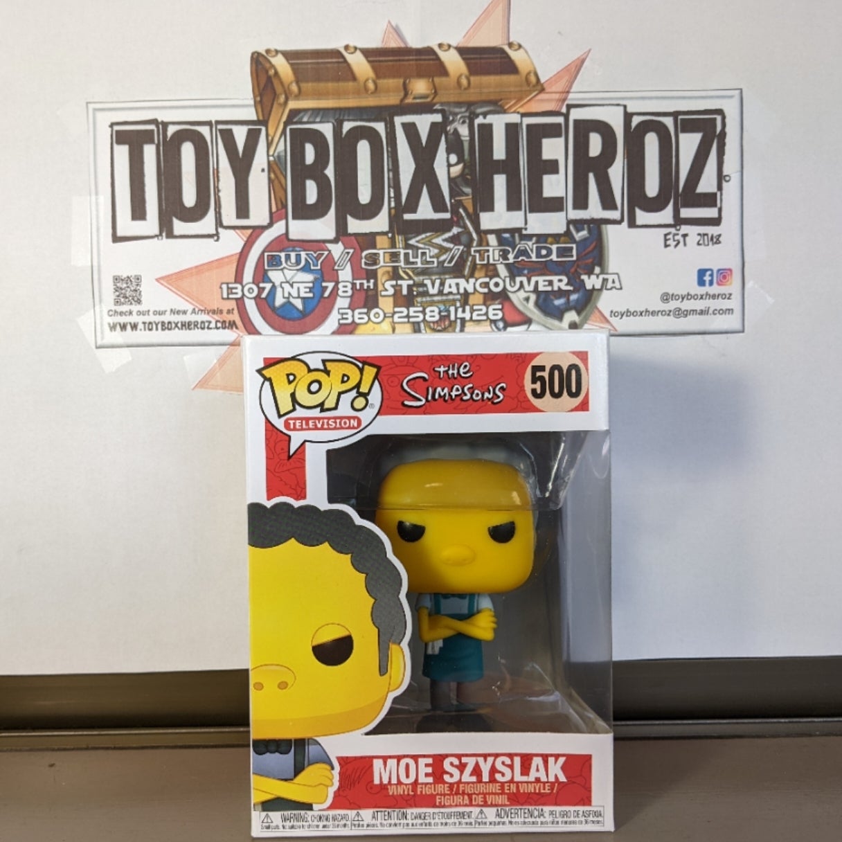 Moe Szyslak (500) - 2019 - Funko Pop - The Simpsons | Toy Box Heroz