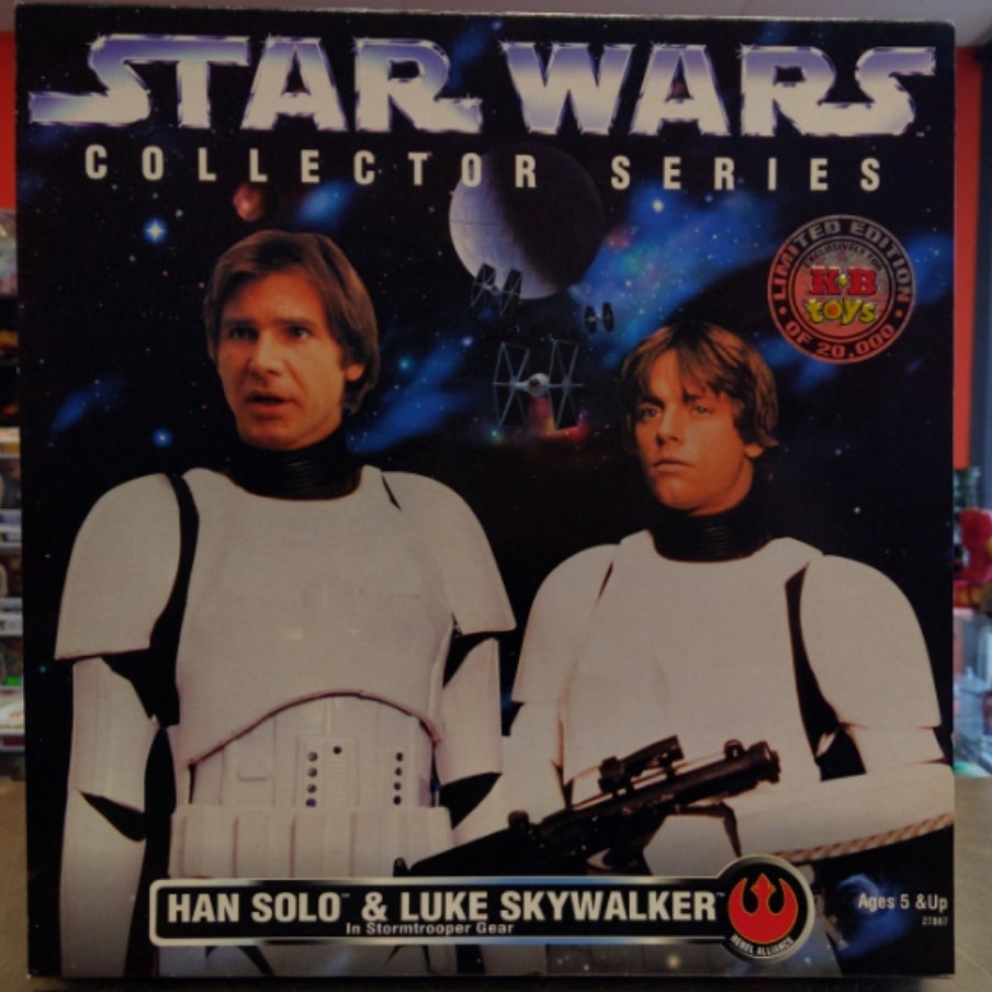 Han Solo & Luke Skywalker (Stormtrooper Gear) - 1996 - Star Wars -  Collector Series
